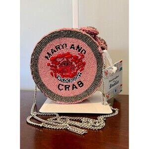 Maryland Crab, Beaded bag, new with tags from Marshalls, TJ Maxx, Made in India